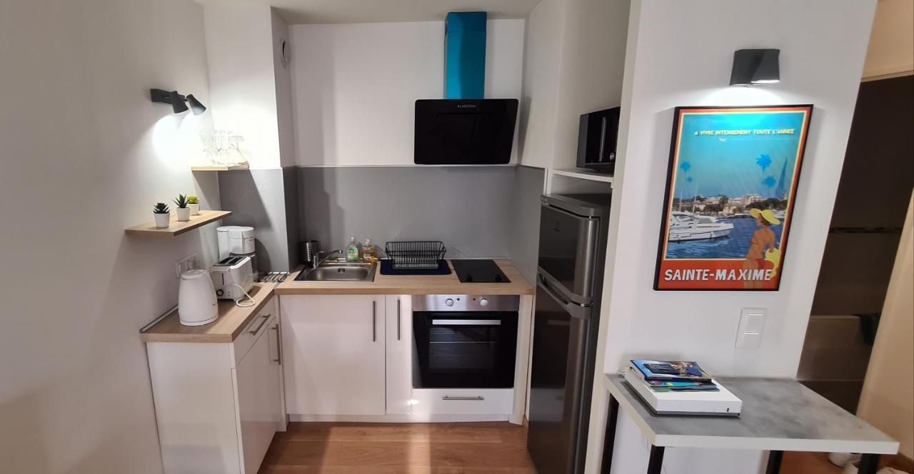 Apartamento Le Christina T2 climatisé avec parking et Wifi Sainte-Maxime Exterior foto