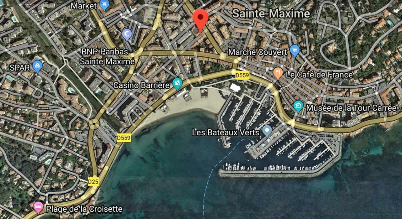 Apartamento Le Christina T2 climatisé avec parking et Wifi Sainte-Maxime Exterior foto